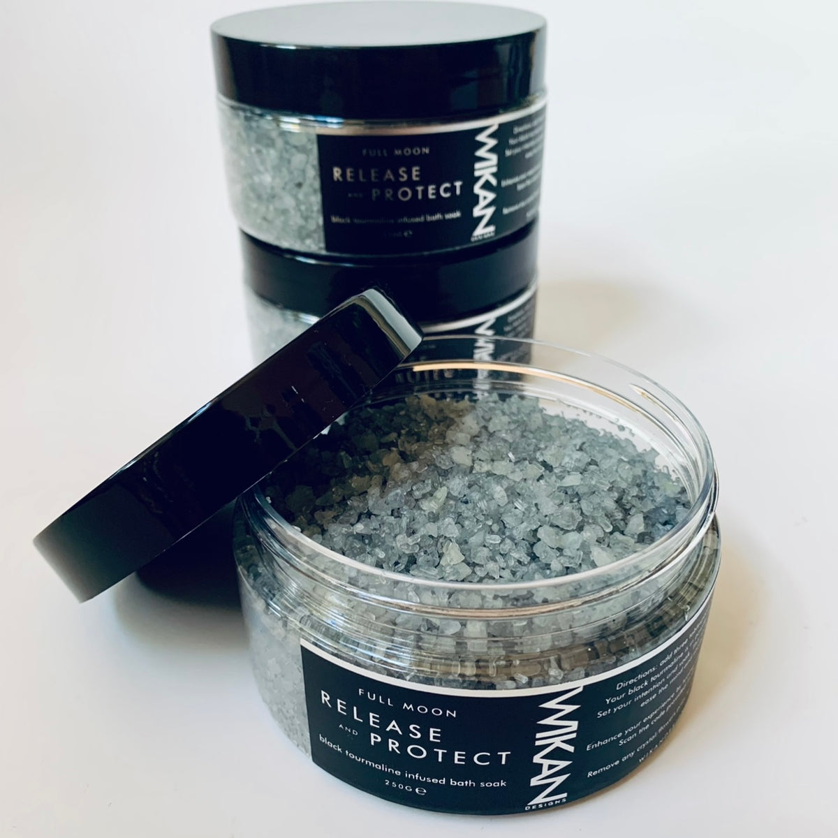 Full moon Release and Protect Bath Soak | BLACK TOURMALINE | Cleanse ...